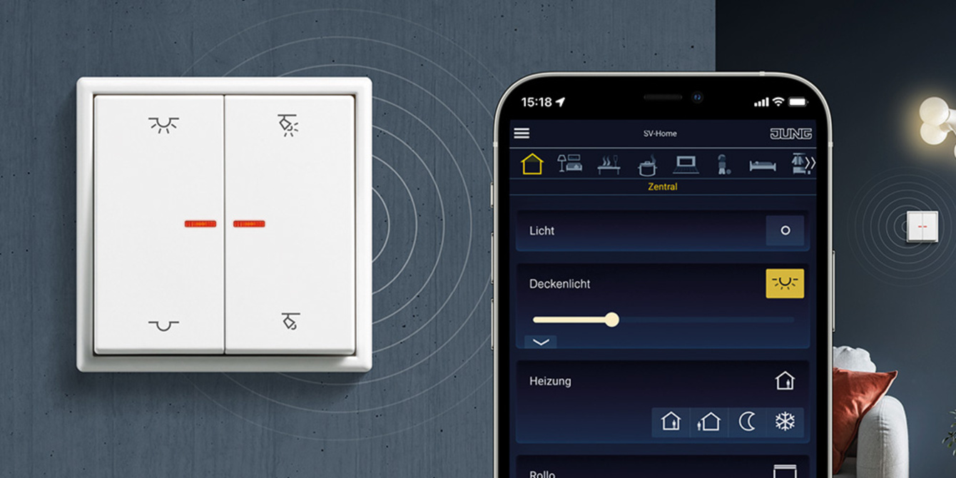 KNX RF Taster bei Elektro Pfisterer in Bühlertann